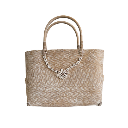 Rattan Shell Bag