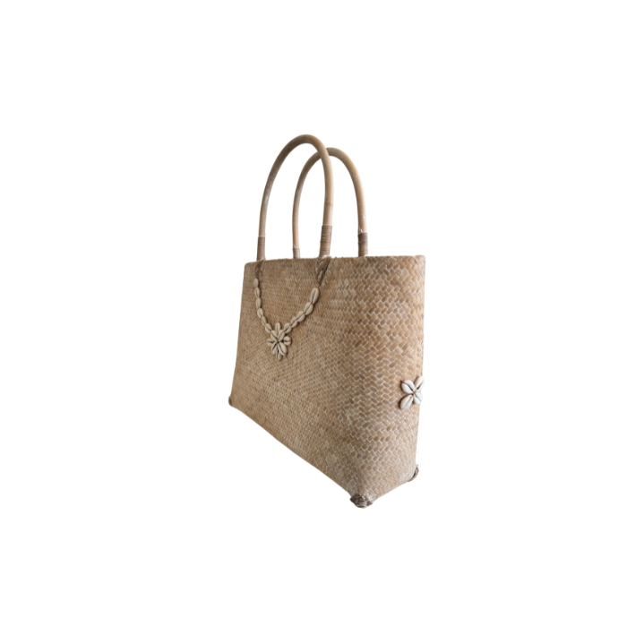 Rattan Shell Bag