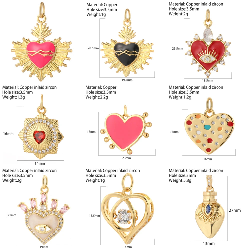 Decorating Pendants for Jewellery - For attaching to Earrings, Bracelet & Necklace